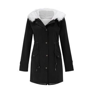 Women’s fur trench coat